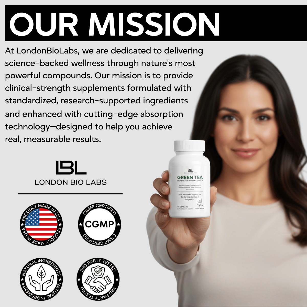 LondonBioLabs Green Tea Extract — Support Your Body's Natural Balance With Concentrated Antioxidants